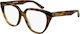 Balenciaga Women's Acetate Butterfly Frame Brown Tortoise BB0129O-002
