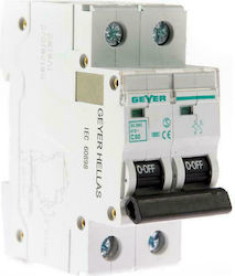 Geyer 2-Poles Automatic Circuit Breaker 50A EA250C