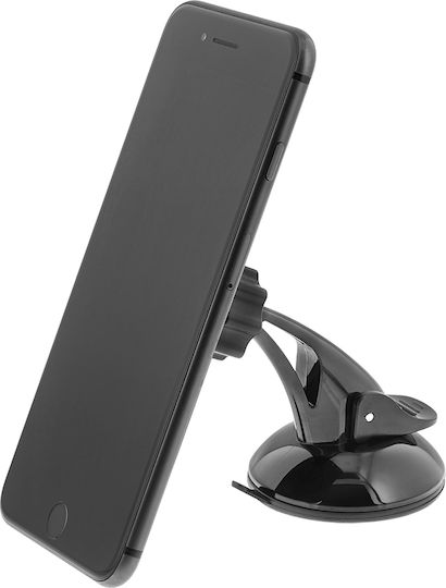 Tellur Phone Suction Cup Magnetic Holder Suport Auto pentru Telefon cu magnet Neagră
