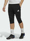 Adidas Entrada 22 3/4 Sportliche Herrenshorts Schwarz