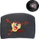 Carner Car Pillow Anatomic / Orthopedic Waist Pillow Taz 37x28x9.5cm Gray in Gray Color