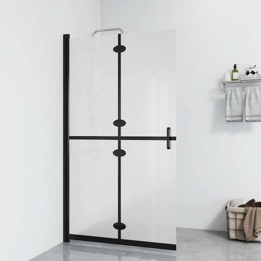 vidaXL Duschwand für Dusche mit Zusammenklappbar Tür 80x190cm Klarglas
