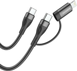 Borofone BX61 Source 2in1 Geflochten USB-C zu L...