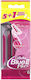 Venus Blue II Plus mit & Gleitstreifen für empfindliche Haut Rosa 6Stück
