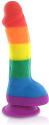 Pride Pride Дъгов дилдо с топки Реалистично дилдо с Топки и Вендуза 20см Pride Pride Дъгов дилдо с топки Реалистично дилдо с Топки и Вендуза 20см