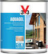 V33 Aquagel Woodstain Βερνίκι Εμποτισμού Νερού Άχρωμο Σατινέ 750ml