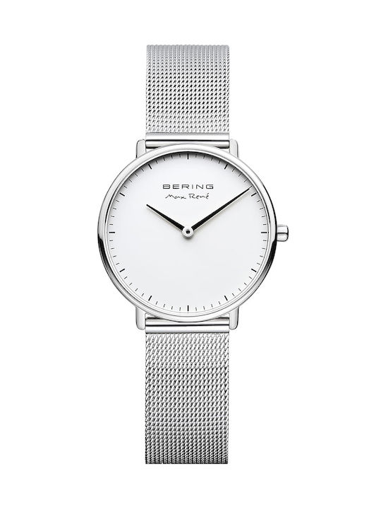 Bering Time Max René Uhr mit Silber Metallarmband