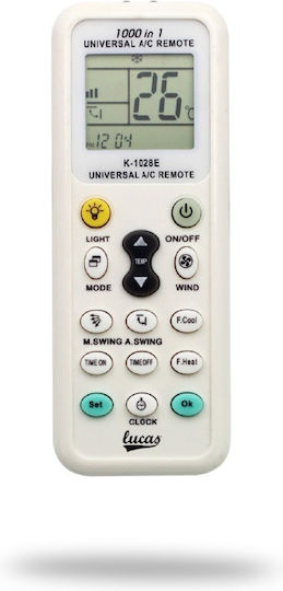 Lucas MT-A/C Universal Τηλεχειριστήριο για Κλιματιστικό
