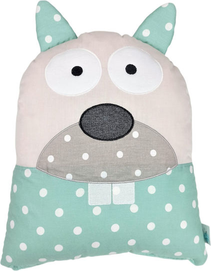 Baby Star Dekokissen für Wiege Tiny Friends Waschbär Mehrfarbig 37x40cm