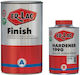 ER-LAC Finish 80% Βερνίκι Επιφάνειας Πολυουρεθάνης 2 Συστατικών Διαλύτου Άχρωμο Γυαλιστερό 1.5lt