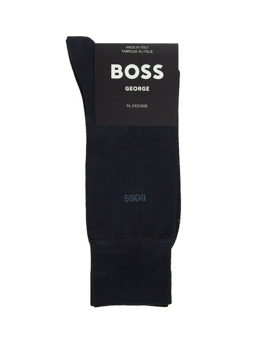 Hugo Boss Ανδρικές Μονόχρωμες Κάλτσες Μπλε