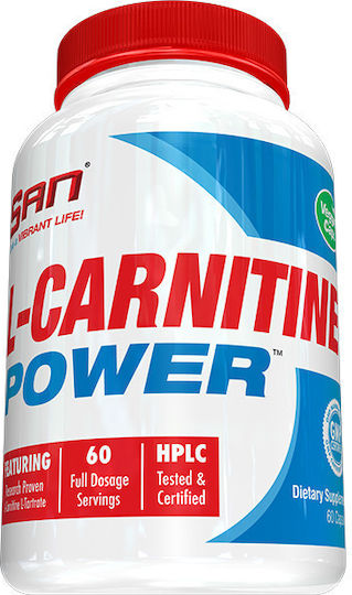 San Nutrition L-Carnitine Power с Карнитин 500мг 60 капси