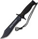 United Cutlery M48 Tactical Combat Commando Нож Черен в Калъф