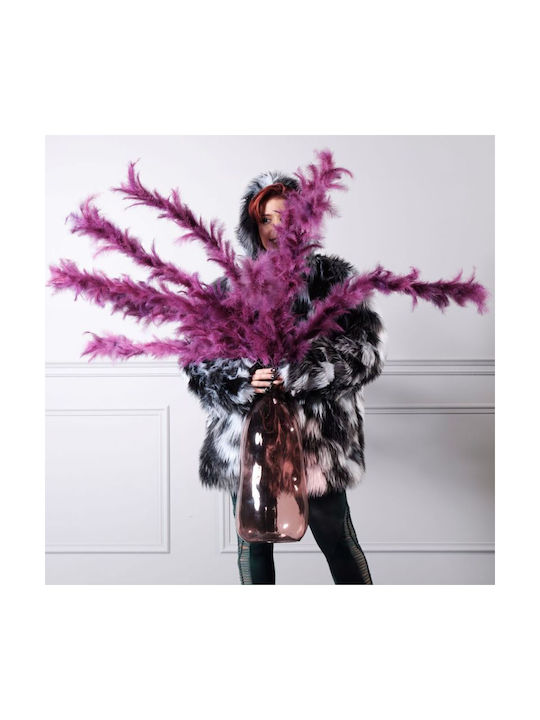 Dekorative Feder Purple 120cm Supergreens