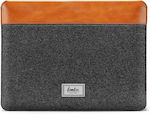 tomtoc Felt & PU Leather Ärmel Synthetisches Leder Gray (iPad Pro 12,9 Zoll) H16-B03Y