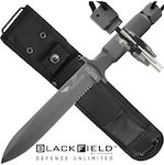 BlackField Carrier F35 Knife Survival Silver in Sheath