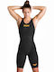 Arena Powerskin Carbon Glide Open Back 003663-105 Женски Състезателен Една част Бански за плуване Черен