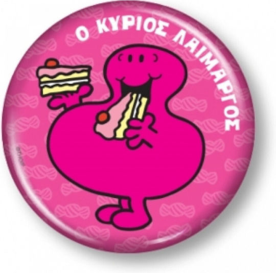 CHartini Poli Dekorative Magnete Kleine Herren Kleine Damen Der Herr Gefräßiger Rundes Magnet 4,5cm