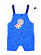 Hashtag Set Pramsuit With Salopeta Blue 2 Pieces
