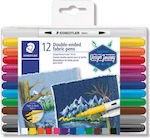 Staedtler Design Journey Zeichenmarker Mehrfarbig 12Stück