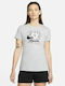 Nike Damen Sportlich T-shirt Gray