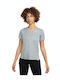 Nike Race Women's Athletic T-shirt Dri-Fit Gray