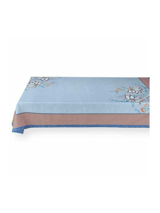 PiP Studio Checkered Flower Festival Blue 100x1...