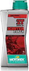 Motorex 2T Sccoter Forza Synthetic Motorcycle Oil for Two-Stroke Engines 1lt