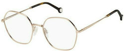 Tommy Hilfiger Metal Eyeglass Frame Gold 105652DDB5-318