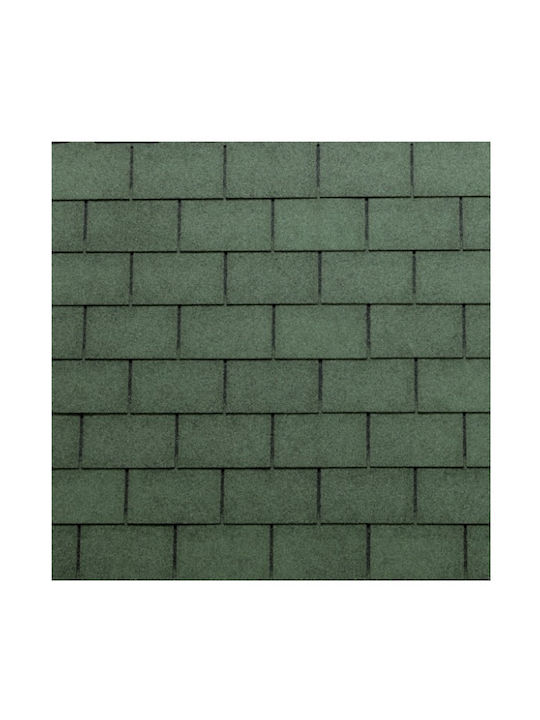 Hermes Hermes Shingles Regular Asphalt Tile 100x34cm Πράσινο