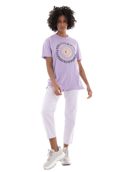 Only Women's Oversized T-shirt Lilacc