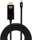 Lindy Cable mini DisplayPort male - HDMI male 3m Black (36928)