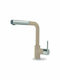 Carron Phoenix Fluo Tall Kitchen Faucet Counter with Shower Sabbia