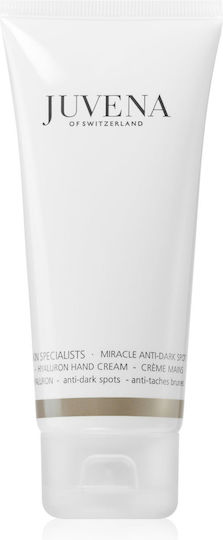 Juvena Skin Specialists Miracle Anti-Dark Spot Hyaluron Ενυδατική Κρέμα Χεριών 100ml
