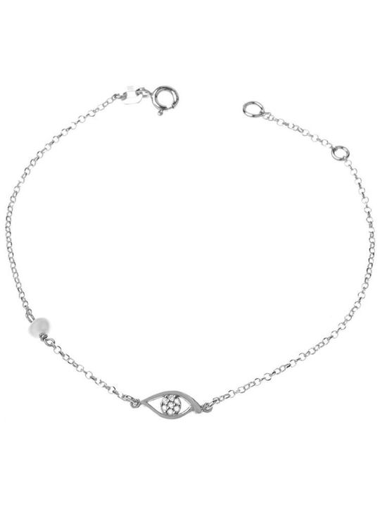 Ösenarmband aus Silber