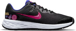 Nike Revolution 6 SE Kids Running Shoes Black / Lapis / Very Berry