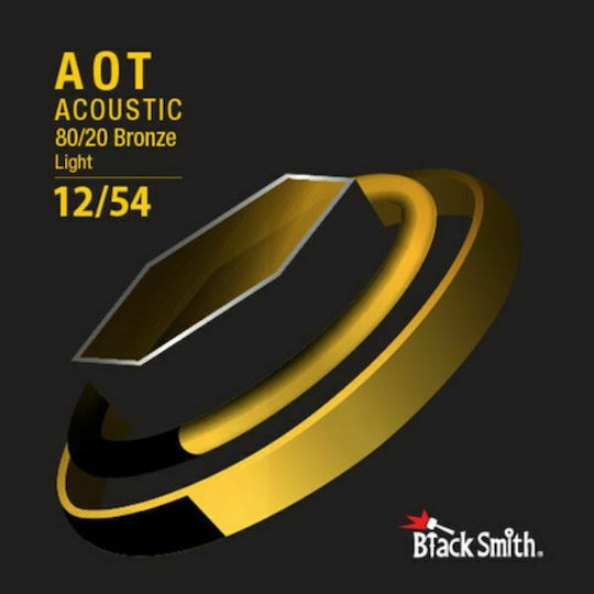Blacksmith ABR-1254 AOT Acoustic Σετ Χορδών 80/20 Bronze Ακουστικής Κιθάρας 12 - 54"