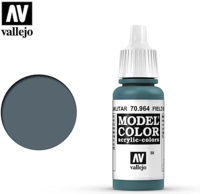 Acrylicos Vallejo Model Model Making Paint Field Blue 17ml 70.964