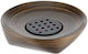 Atmosphera Resin Soap Dish Countertop Bronze
