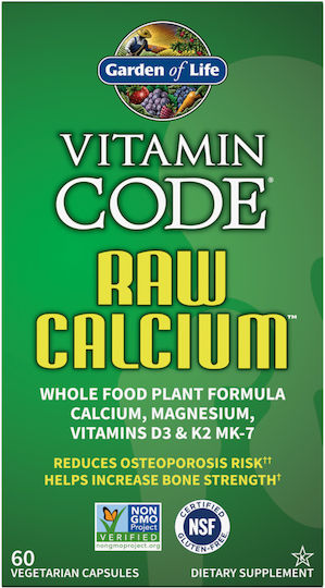 Garden Of Life Vitamin Code Raw Calciu 60 Capsule Pe Bază De Plante