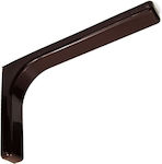 Plastic Corner Shelf Brown 240x140mm