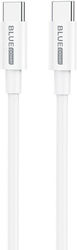 Blue Power USB 2.0 Cable USB-C Male - USB-C 100W White 1m