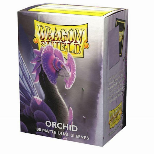 Dragon Shield Orchid 'Emme' Card Sleeves Standard Size 100τμχ Black