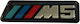 Auto-Marke Haube Logo BMW M5 / E39 / Serie 5 (E39) M5 Emblem Knopf für BMW E39 Herzen 5,5x1,8cm