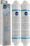 Wpro Draußen Ersatz-Wasserfilterkartusche für Kühlschrank USC100/1 2Stück