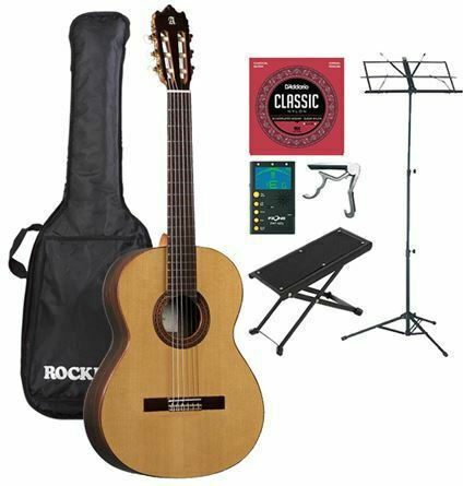 Alhambra Κλασική Κιθάρα 4/4 Iberia Ziricote Bundle 1 Natural
