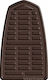 One Design Αυτοκόλλητο Προστατευτικό Ρεζερβουάρ Soft Touch Leather Καφέ