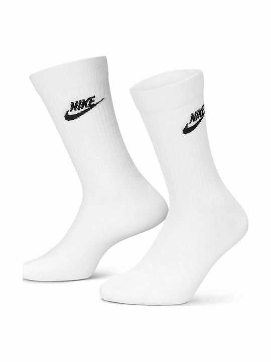 Nike Everyday Essential Αθλητικές Κάλτσες Λευκές 3 Ζεύγη
