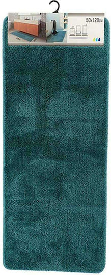 Atmosphera Πατάκι Μπάνιου Microfiber Peacock 7741119 Μπλε 50x120εκ.