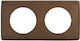 Legrand Celiane Switch Frame 2 Positions Horizontal Installation in Bronze Color 066792